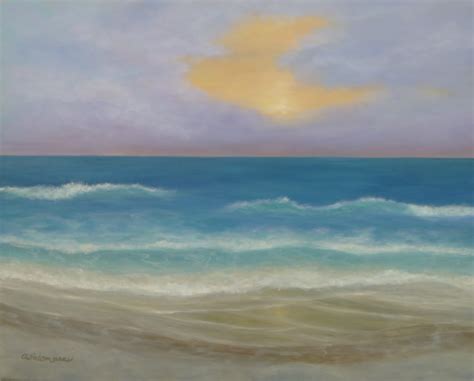 Beach Sunset Painting Amber Palomares Coastal And Nature Paintings My