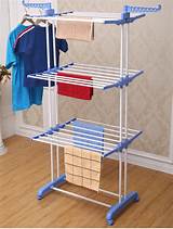 Photos of Free Standing Laundry Clothes Drying Rack