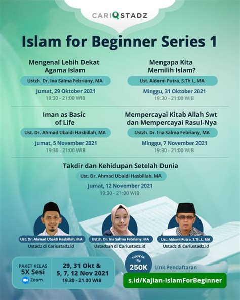 Cariustadz Islam For Beginner Series