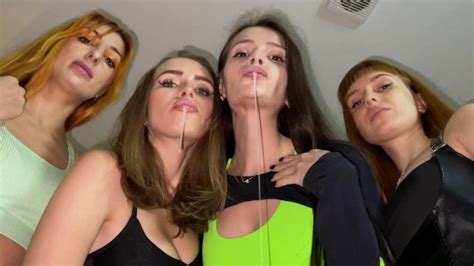 Dominant Foursome Girls Spit On You Close Up Pov Spitting Humiliation Pornhub Com