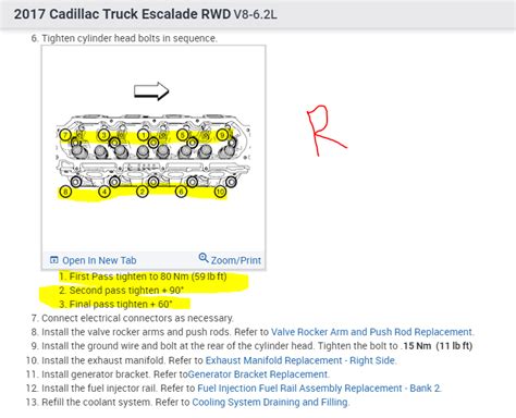 Can I Get The Head Bolt Torque Spec And Sequence