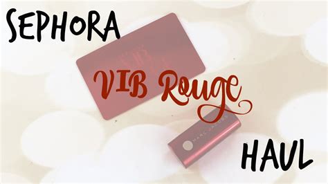 Sephora Vib Rouge Haul Youtube