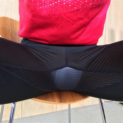 Stoked Today To Realise That These Running Tights Have A Mesh Gusset In