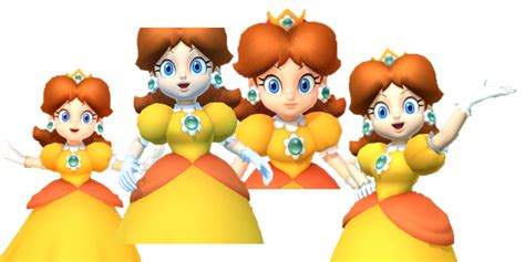 Collection Of Daisy S Unique Poses From Mario Party 10