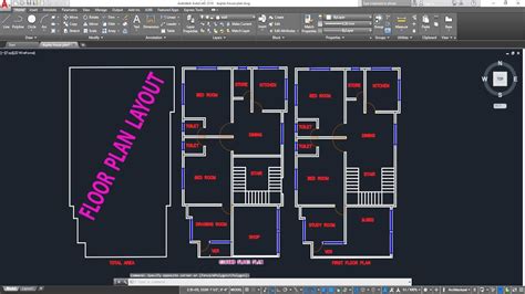 Saw several posts in the forum saying they are confused how to do it. How To Draw Simple Floor Plan In AutoCad ! Building Floor ...