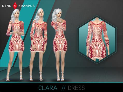 Sims4krampus Clara Dress