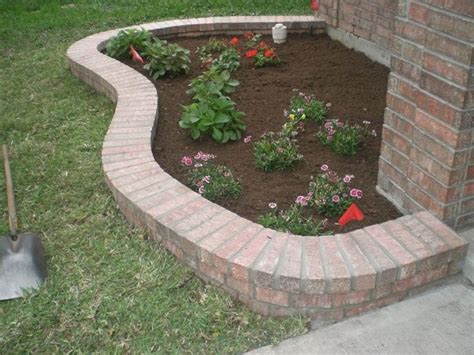 25 Beautiful Brick Flower Bed Ideas For Front Yard Landscaping