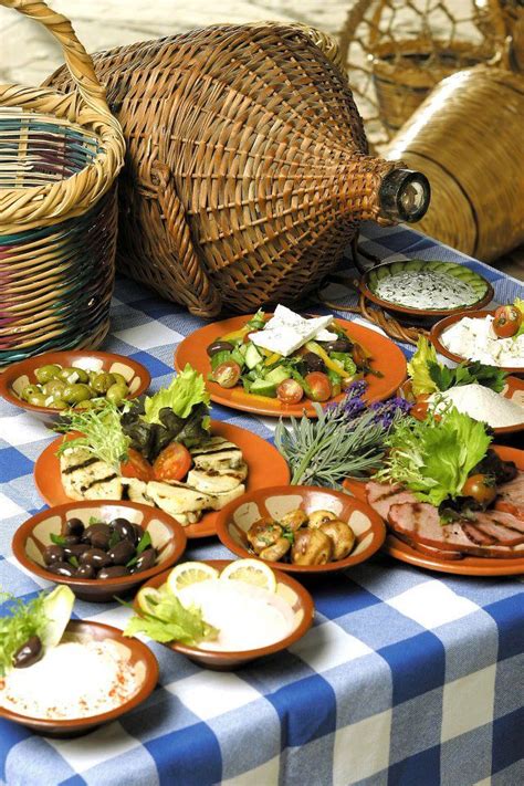 Cyprus Gastronomy Some Dishes Of The Great Variety Of Meze Cyprus