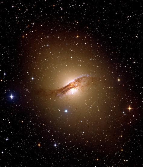 Centaurus A Galaxy Photograph By Canada France Hawaii Telescopejean