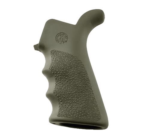 Hogue Overmolded Rubber Grip W Beaver Tail Odg Ar 15 W Finger Grooves S And S Guns