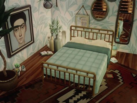 Metal Bedframe With Two Mattresses At Picture Amoebae Sims 4 Updates