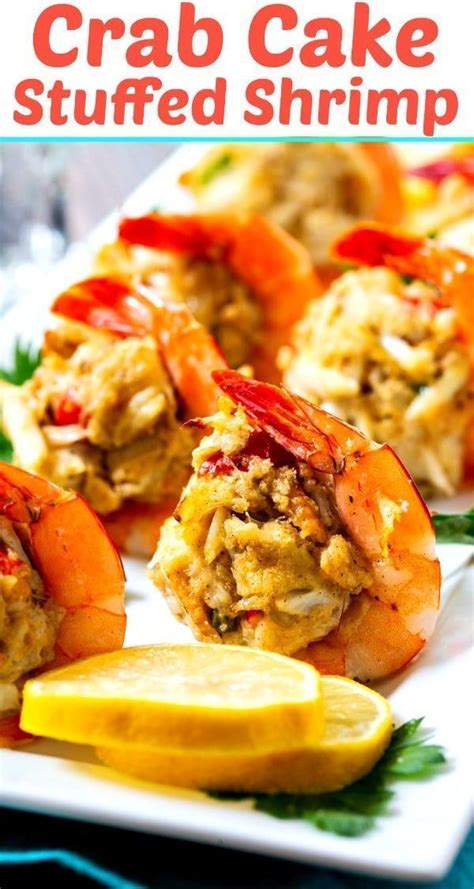 Heat oil and butter in a large skillet. Crab Cake Stuffed Shrimp make an elegant party appetizer ...