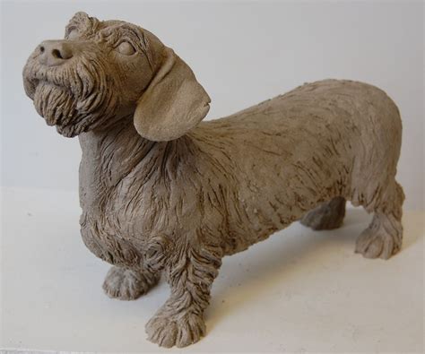 Dog Sculpture By Nick Mackman Dog Pottery Animal Sculptures Sculpture