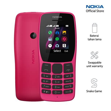 Nokia 110 Pink Shopee Indonesia