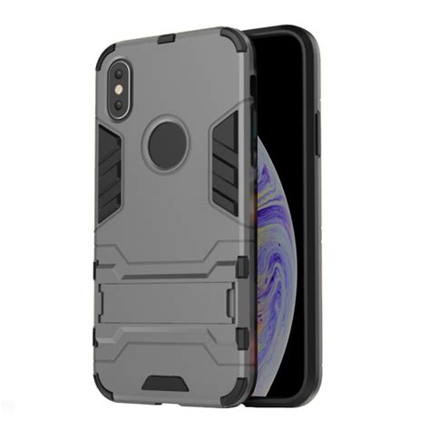 Iphone Xs Max Tough Armor Protective Case Grey Pdair