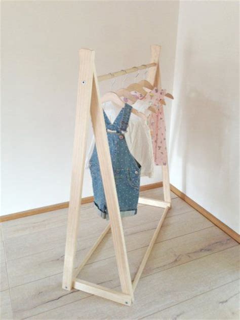 Unfinished/natural kids children baby wooden clothes dress shirt hangers. wooden clothes rack - Google Search | Wooden clothes rack ...