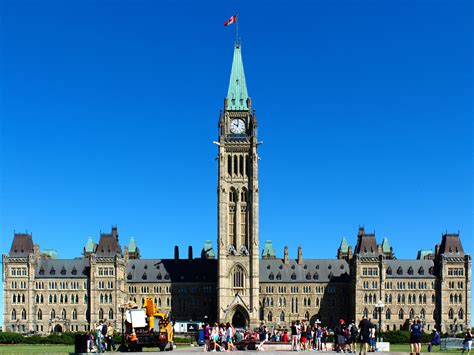 Filecentre Block Of Parliament Hill Canada Wikimedia Commons