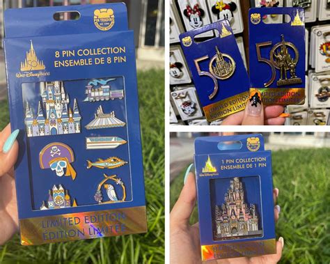 Disneys 50th Anniversary Limited Edition Big Castle Collectable Pin Circletaxica