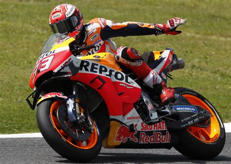 Marquez Breaks Lap Record On Way To Pole At Italian Motogp