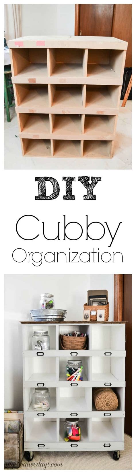 Diy Cubby Organization Makeover My Creative Days
