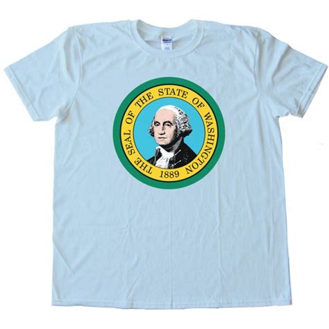 Washington State Flag George Washington Tee Shirt