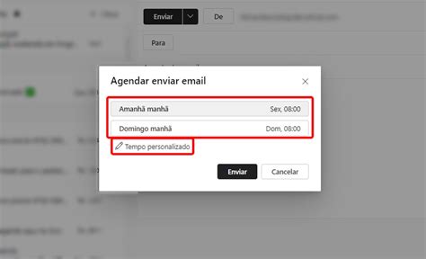 Como Programar Envio De E Mails No Outlook