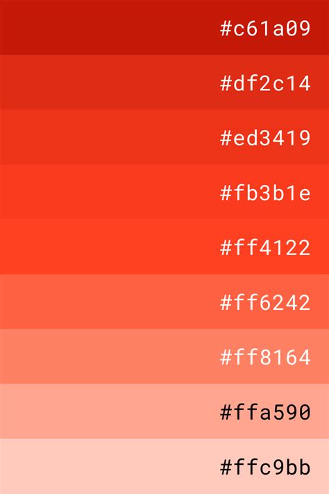 Red Color Hex Code Red Hex Code Hex Color Codes Skin Color Palette Color Palette Bright