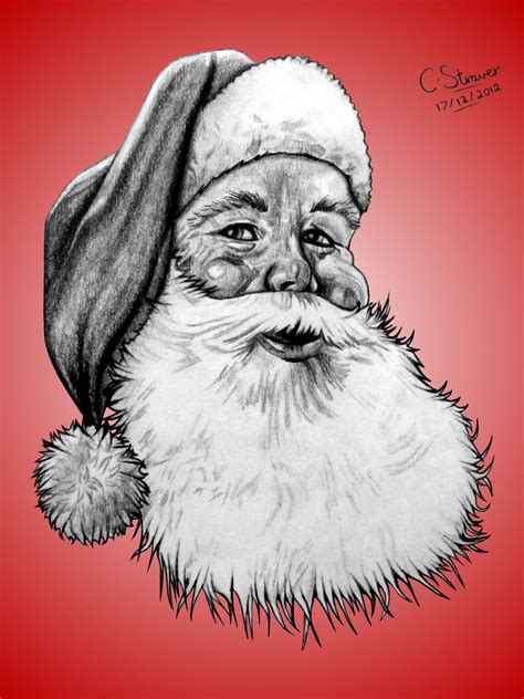 Santa Claus Drawing By Lethalchris On Deviantart
