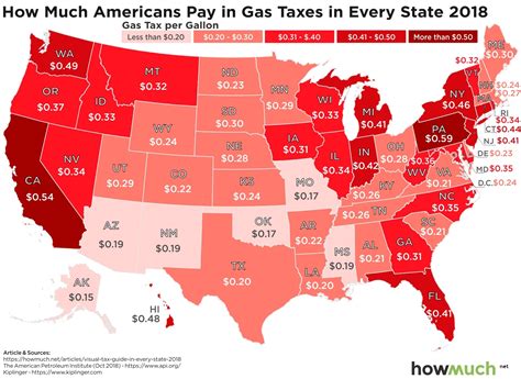 A Visual Guide To State Taxes Investment Watch