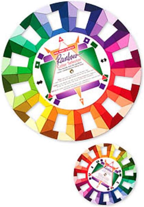 Pocket Rainbow Color Selector Wheel Multi Craft Equipment Halcyon Yarn