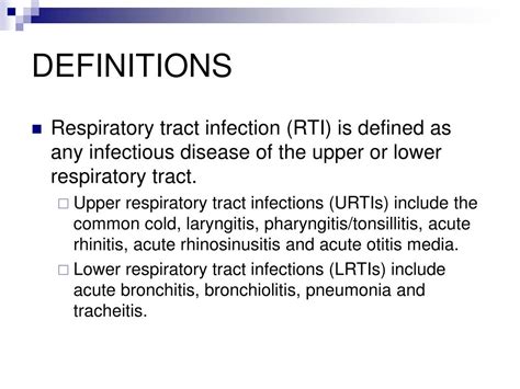 Ppt Respiratory Tract Infections Antibiotic Prescribing Powerpoint
