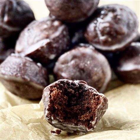 These Glazed Chocolate Doughnut Holes Are Made Out Of Pantry Staples