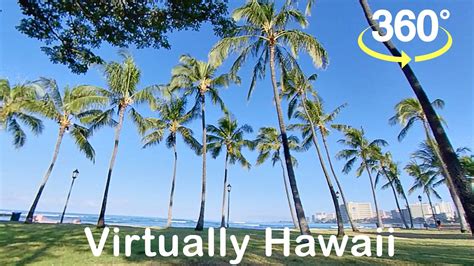 Virtually Hawaii 360 Vr View At Sans Souci Beach Park In Waikiki
