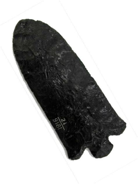 Grade 10 Hopewell Arrowhead Made From Obsidian Museum Grade Mound 11