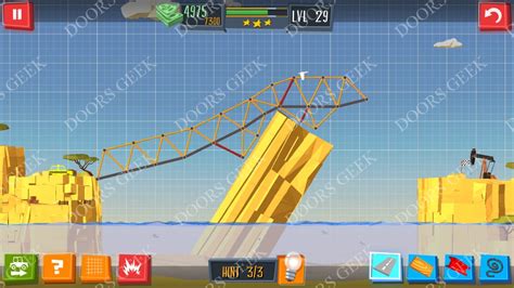 Build A Bridge Level 29 Solutions ~ Doors Geek