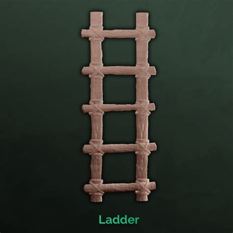 3d Printable Ladder By Artificersmini