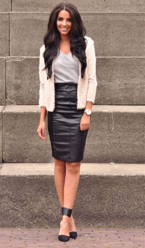 49 Elegant And Girlish Pencil Skirt Outfit Ideas For Work That Youll