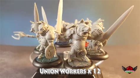 Wrath Of Kings Teknes Starter Box Miniatures Showcase Unpainted