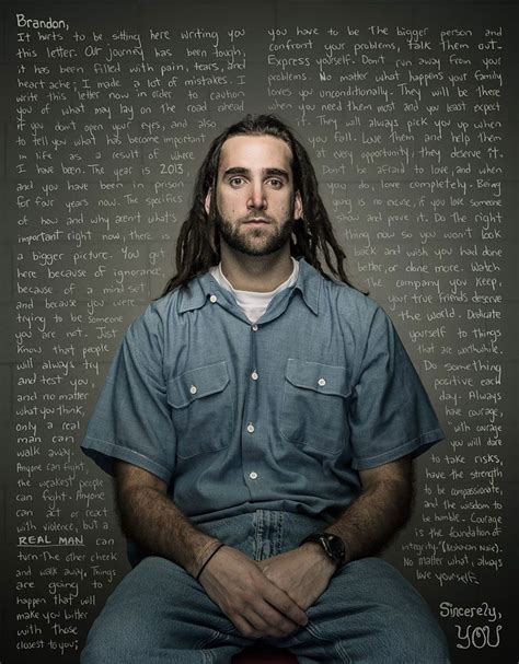 Inmates Write Letters To Their Past Selves In Spine Chilling Portraits