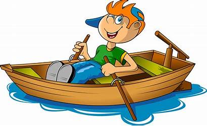 Canoe Clipart River Boat Clip Rowing Transparent