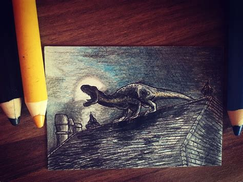 Jurassicworldtgdraww Again Drawing Cards With The Scenes