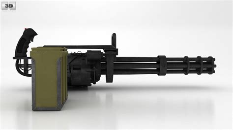 360 View Of M134 Minigun 3d Model Hum3d Store