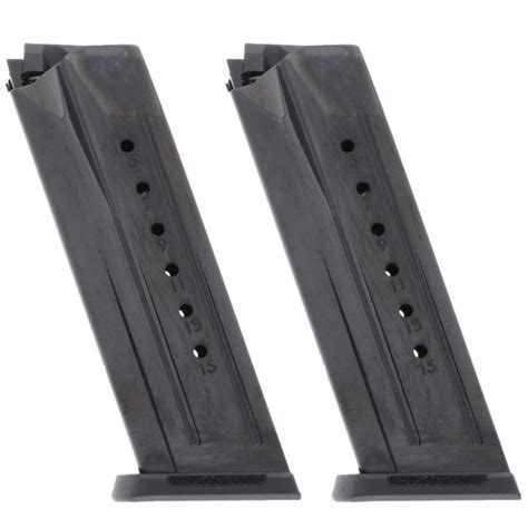 2 Pack Ruger Security 9 9mm 15 Round Magazine