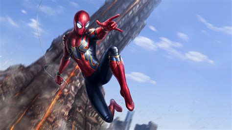 Iron Spider Spider Man 4k 8k Hd Marvel Wallpaper
