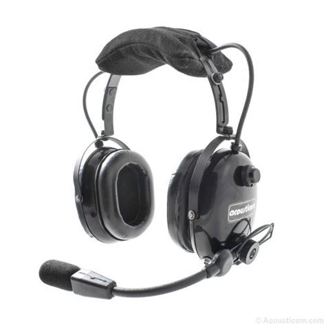Helicopter Headset 1060 Hs Acousticom Corp For Aircraft For Pilots