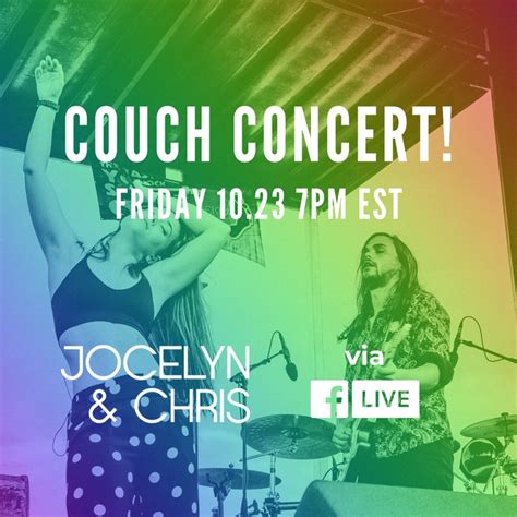 Jocelyn And Chriss Live Stream Concert Oct 23 2020 Bandsintown