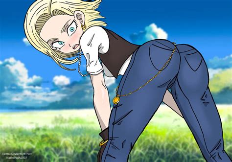 Android 18 Booty By Nashdnash2007 On Deviantart