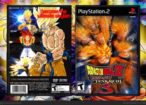 Dragon Ball Z Budokai Tenkaichi 3 Playstation 2 Box Art Cover By Djmicah