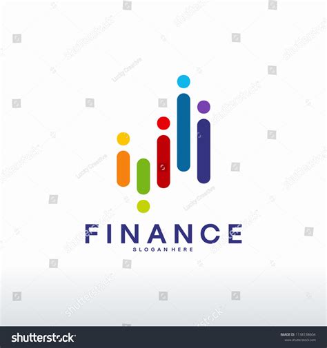 Simple Financial Investment Logo Designs Concept Stock Vector Royalty