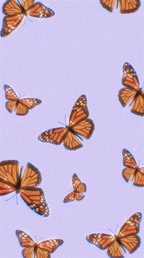 Drawing Butterfly Tumblr Butterfly Aesthetic Wallpaper Download Free